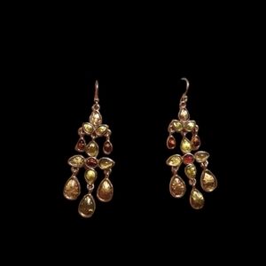 Vintage Monet Chandelier Earrings